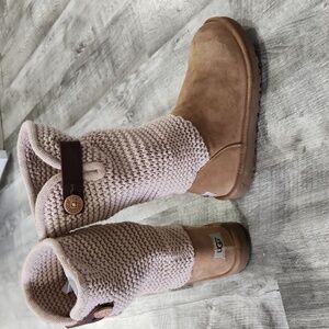 UGG Shaina Suede Sweater Boot Women's Size 8